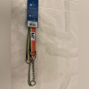 Watermelon chain dog collar (training collar).